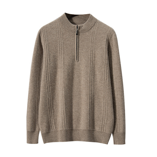 Frank Hardy Half Zip Cashmere Sweater