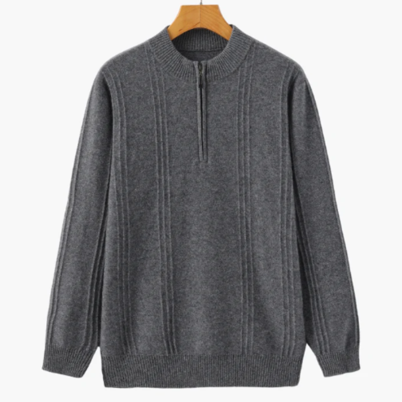 Frank Hardy Half Zip Cashmere Sweater