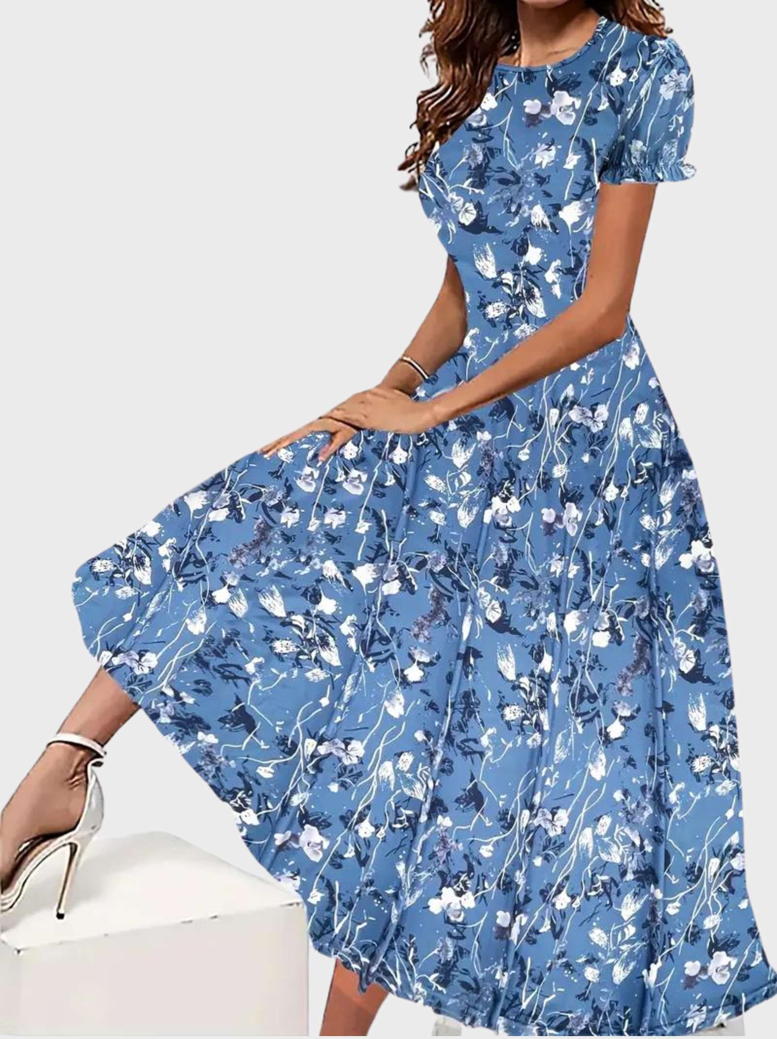 Amelie Fleur Floral Print Dress