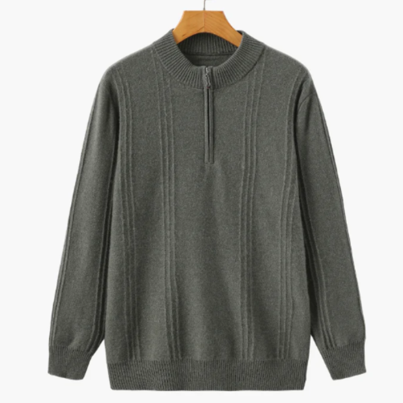 Frank Hardy Half Zip Cashmere Sweater