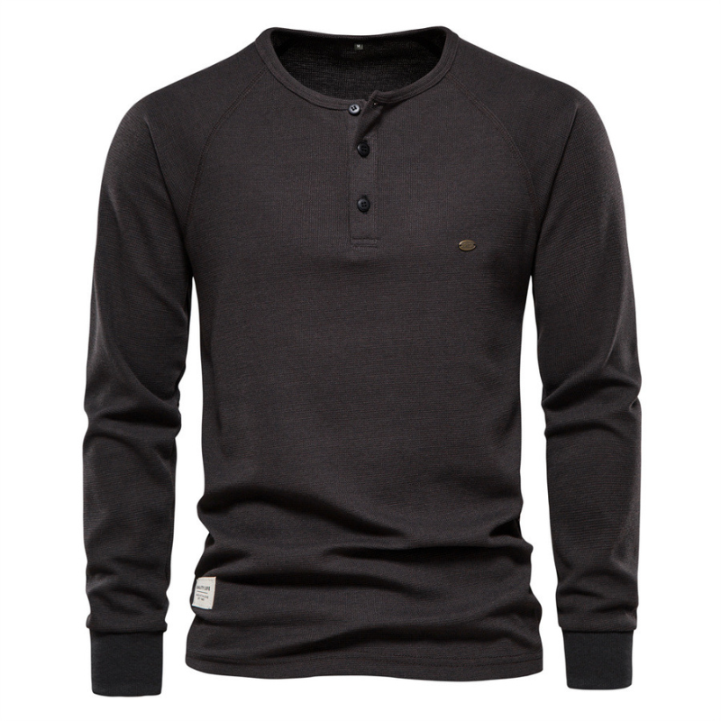 Jack Washington Waffle Henley Shirt