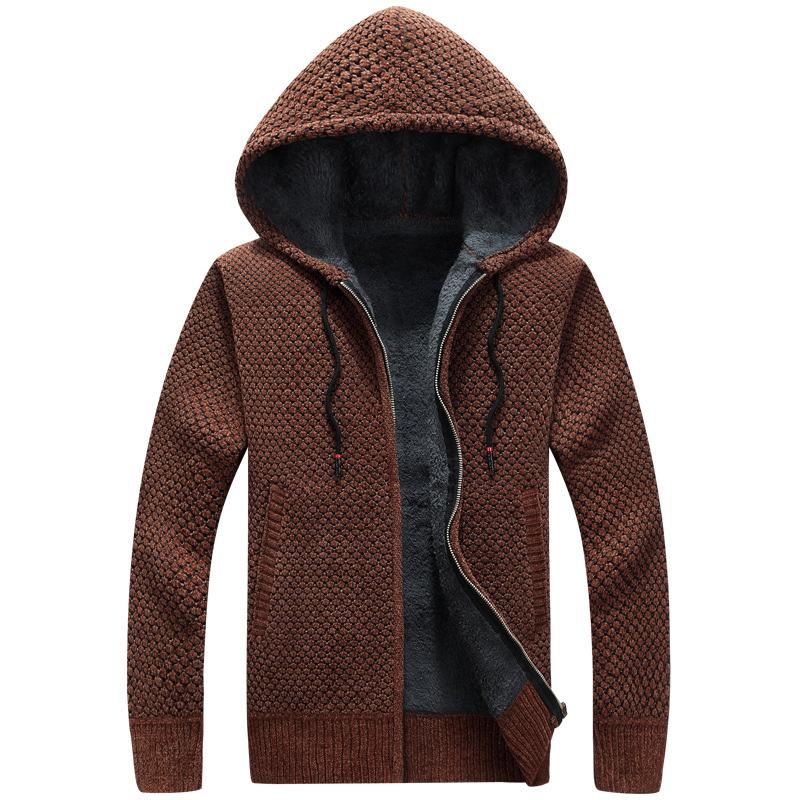 Jack Washington Knitted Hooded Cardigan