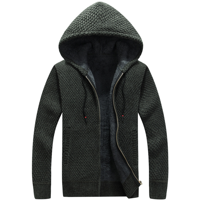 Jack Washington Knitted Hooded Cardigan