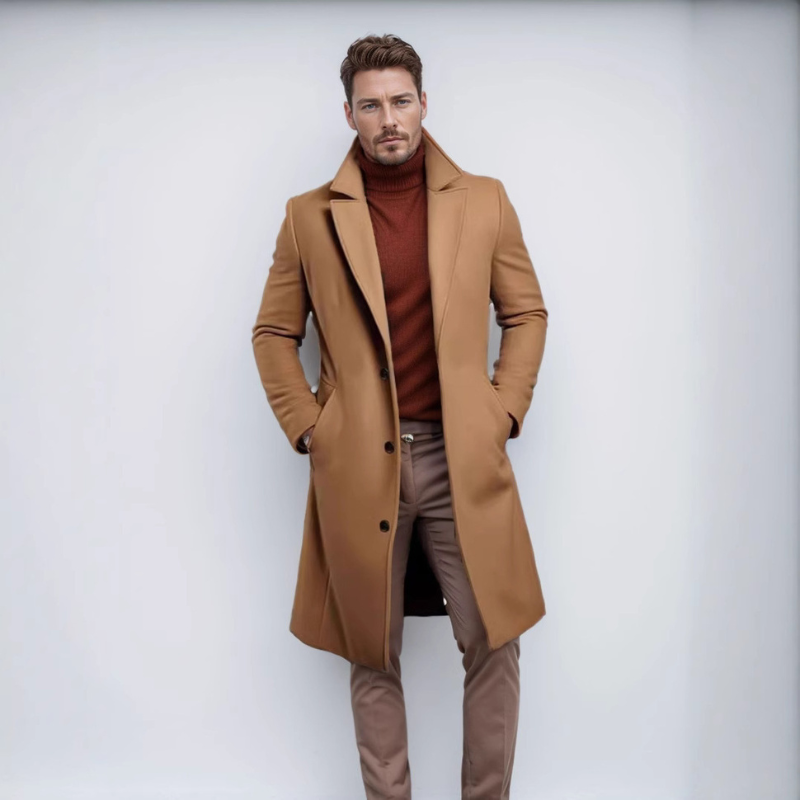 Jack Washington Long Wool Coat