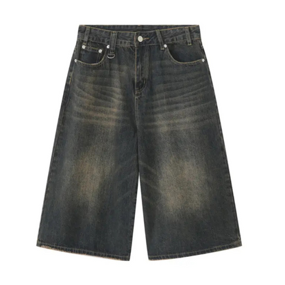 James Scott Retro Denim Shorts