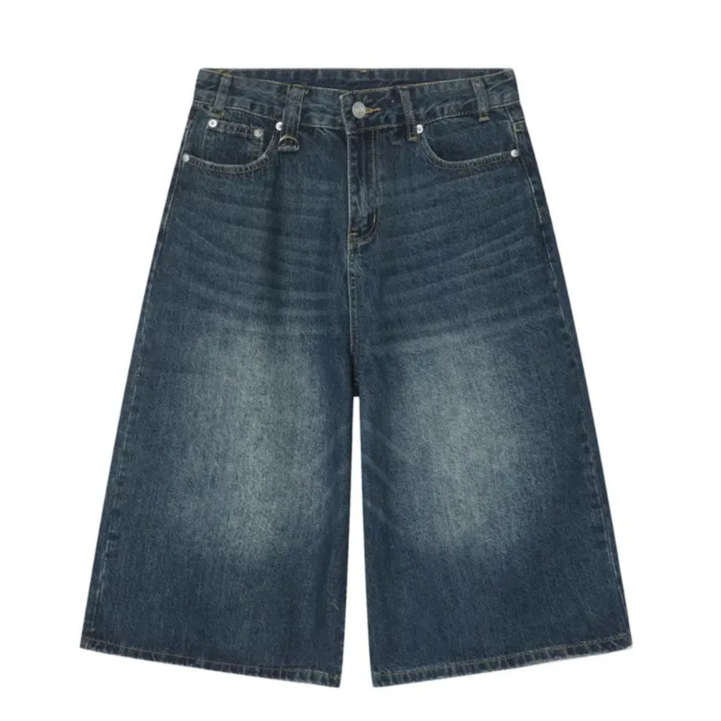 James Scott Retro Denim Shorts