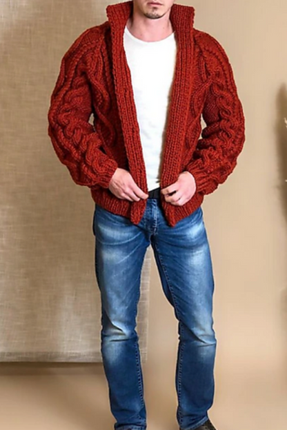 Jack Washington Jacquard Knit Cardigan