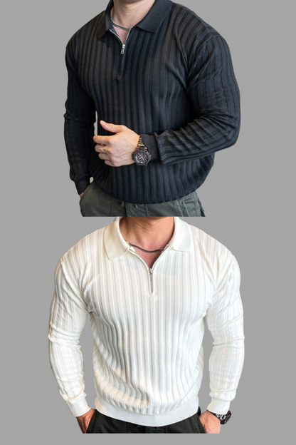 Frank Hardy Knitted Polo Shirt