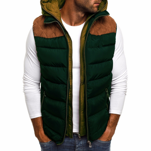 James Scott Casual Hooded Vest