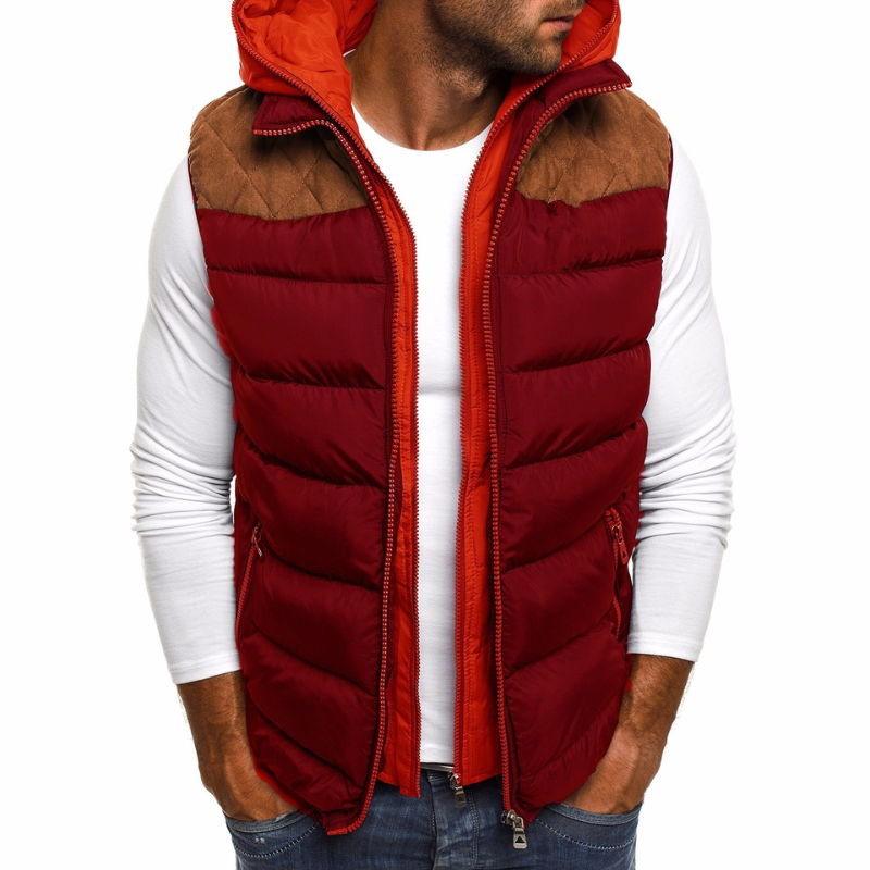 James Scott Casual Hooded Vest