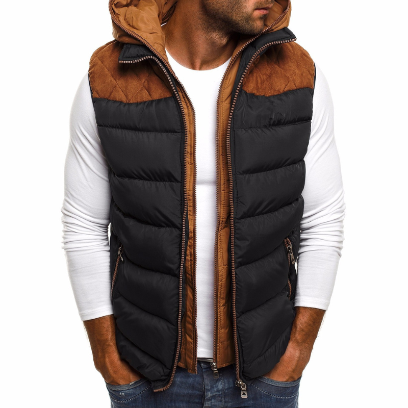 James Scott Casual Hooded Vest