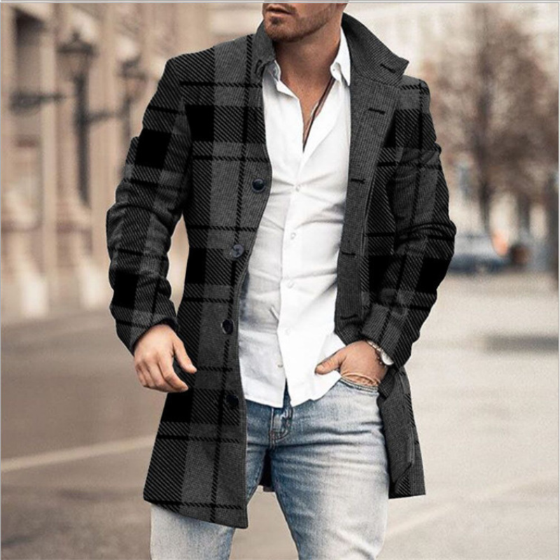 Jack Washington Casual Woolen Coat