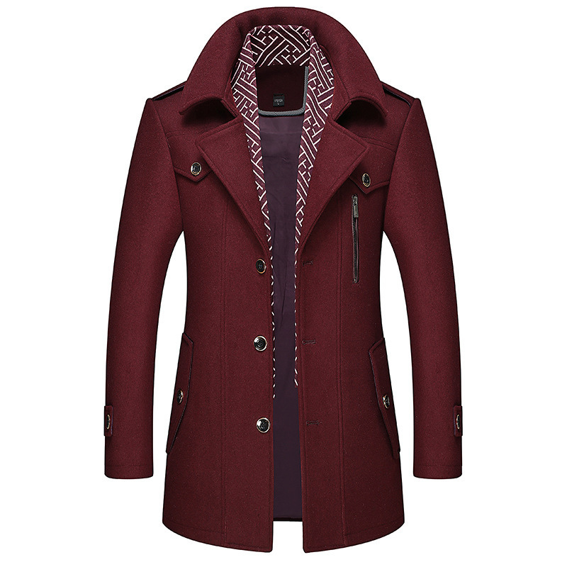 Ben Smith Collar Woolen Coat