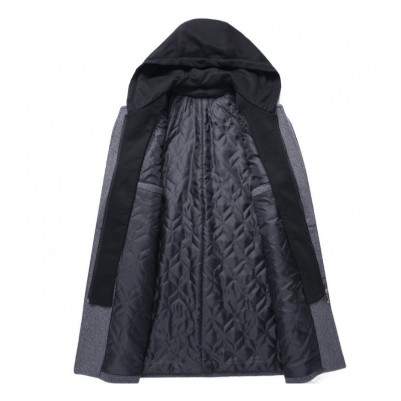 Jack Washington Hooded Wool Coat