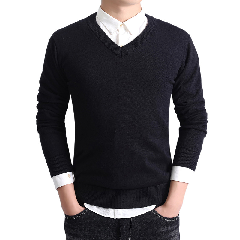 Jack Washington V-Neck Casual Sweater