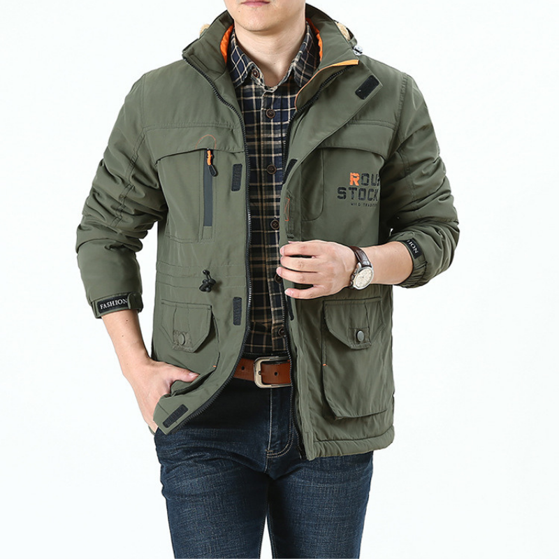 Jack Washington Thickened Cotton Coat