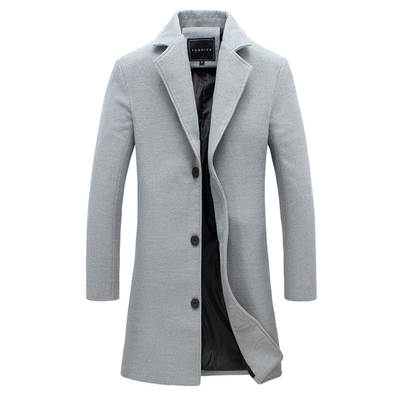 Jack Washington Slim Wool Blend Coat