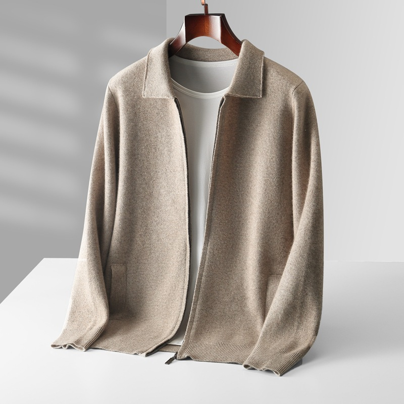 Franco Bianchi Lapel Wool Cardigan