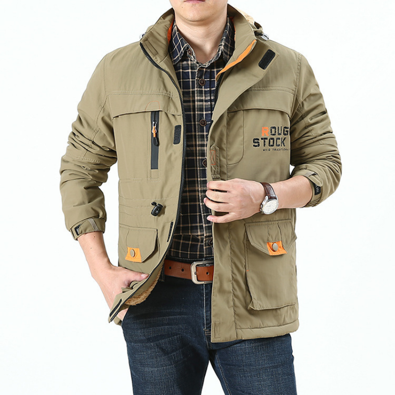 Jack Washington Thickened Cotton Coat