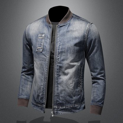 Jack Washington Velvet Retro Denim Jacket