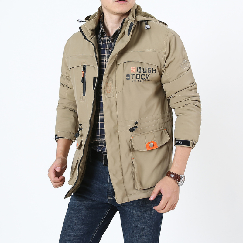 Jack Washington Thickened Cotton Coat