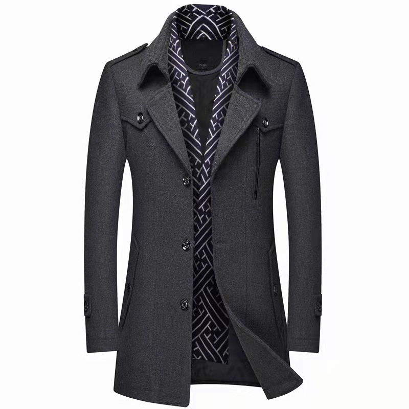 Ben Smith Collar Woolen Coat