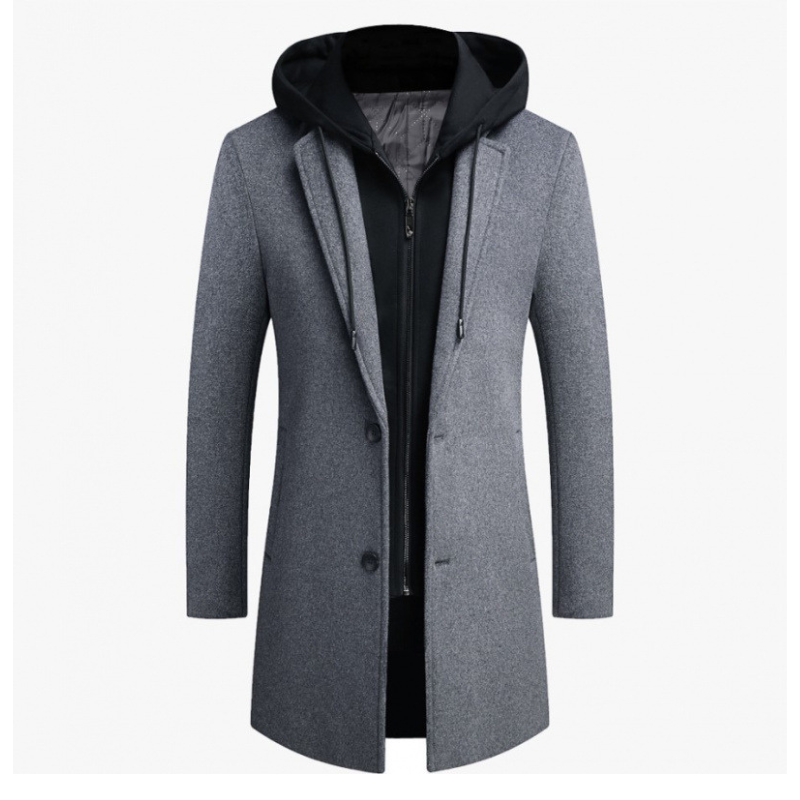 Jack Washington Hooded Wool Coat