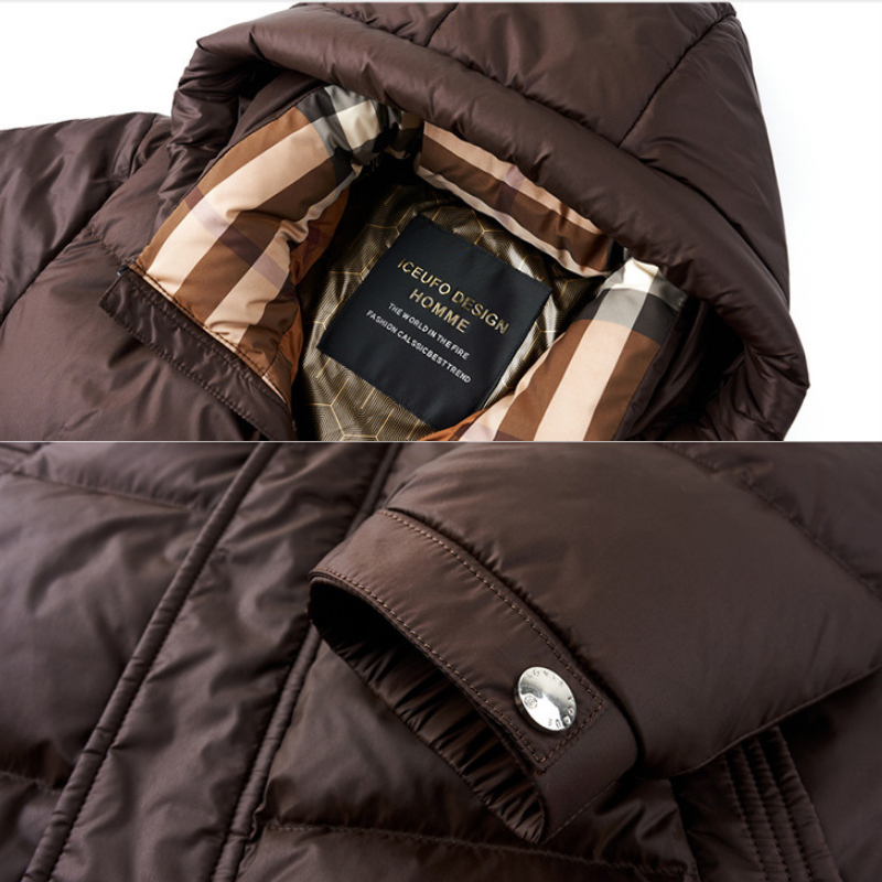 Frank Hardy Thick Hooded Down Jacket