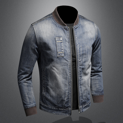 Jack Washington Velvet Retro Denim Jacket