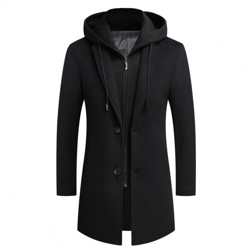 Jack Washington Hooded Wool Coat