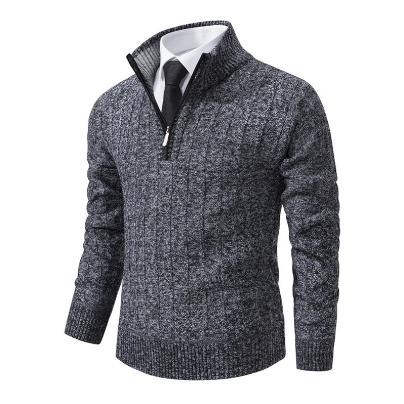 Ben Smith Stand Collar Zip Sweater