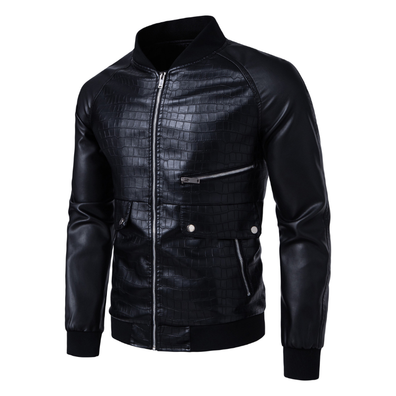 Frank Hardy Retro Leather Jacket