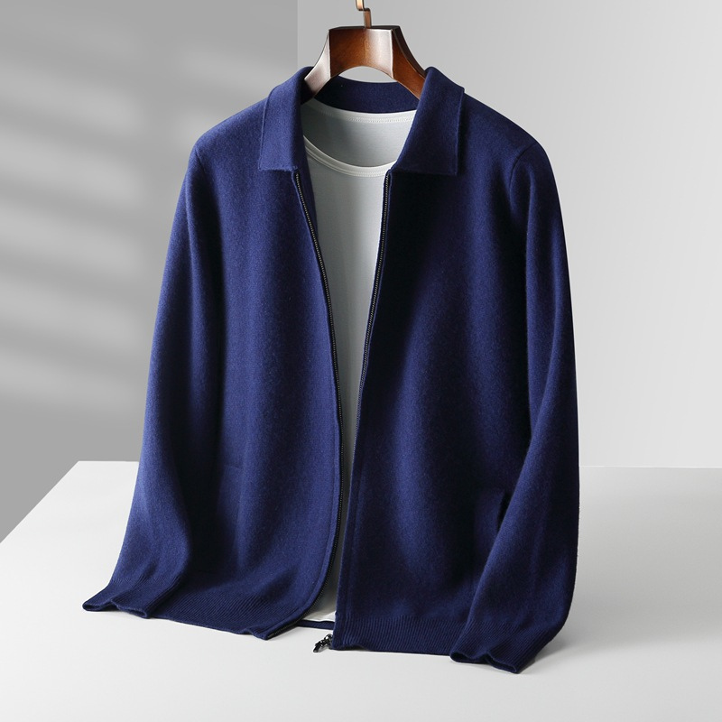 Franco Bianchi Lapel Wool Cardigan