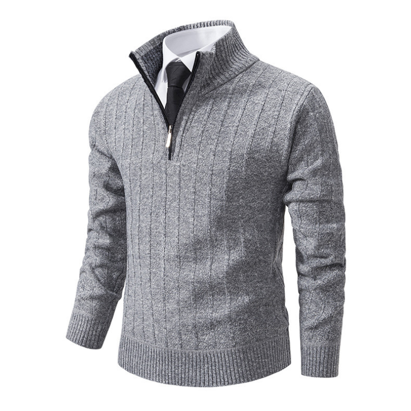 Ben Smith Stand Collar Zip Sweater