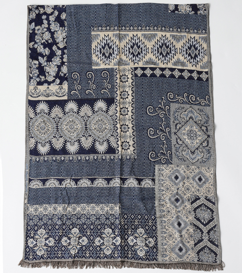 Ethnic Cotton Jacquard Men Scarf