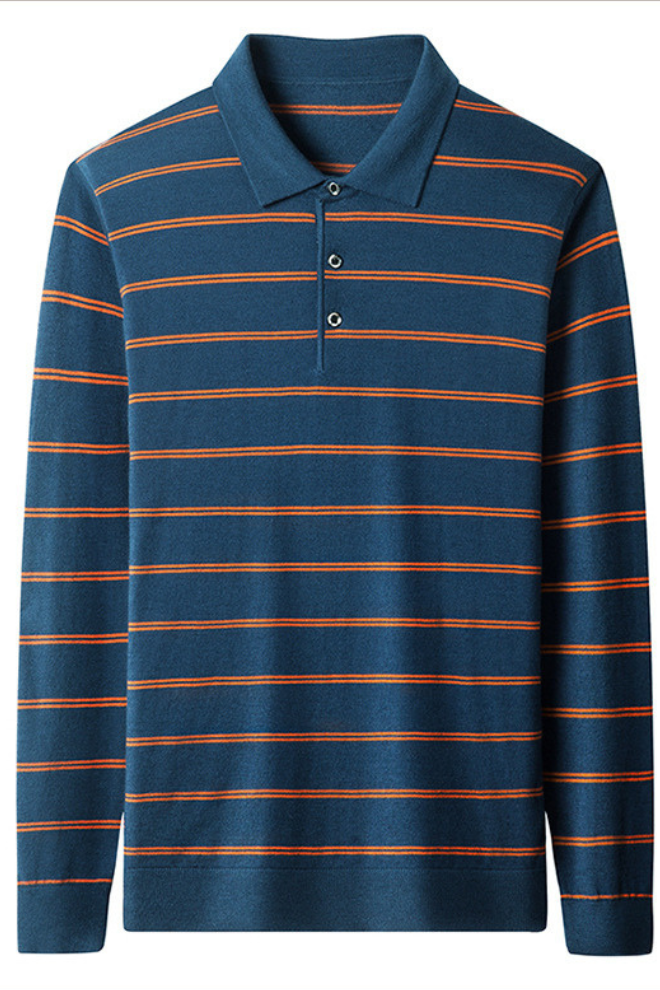 Jack Washington Striped Collar Sweater