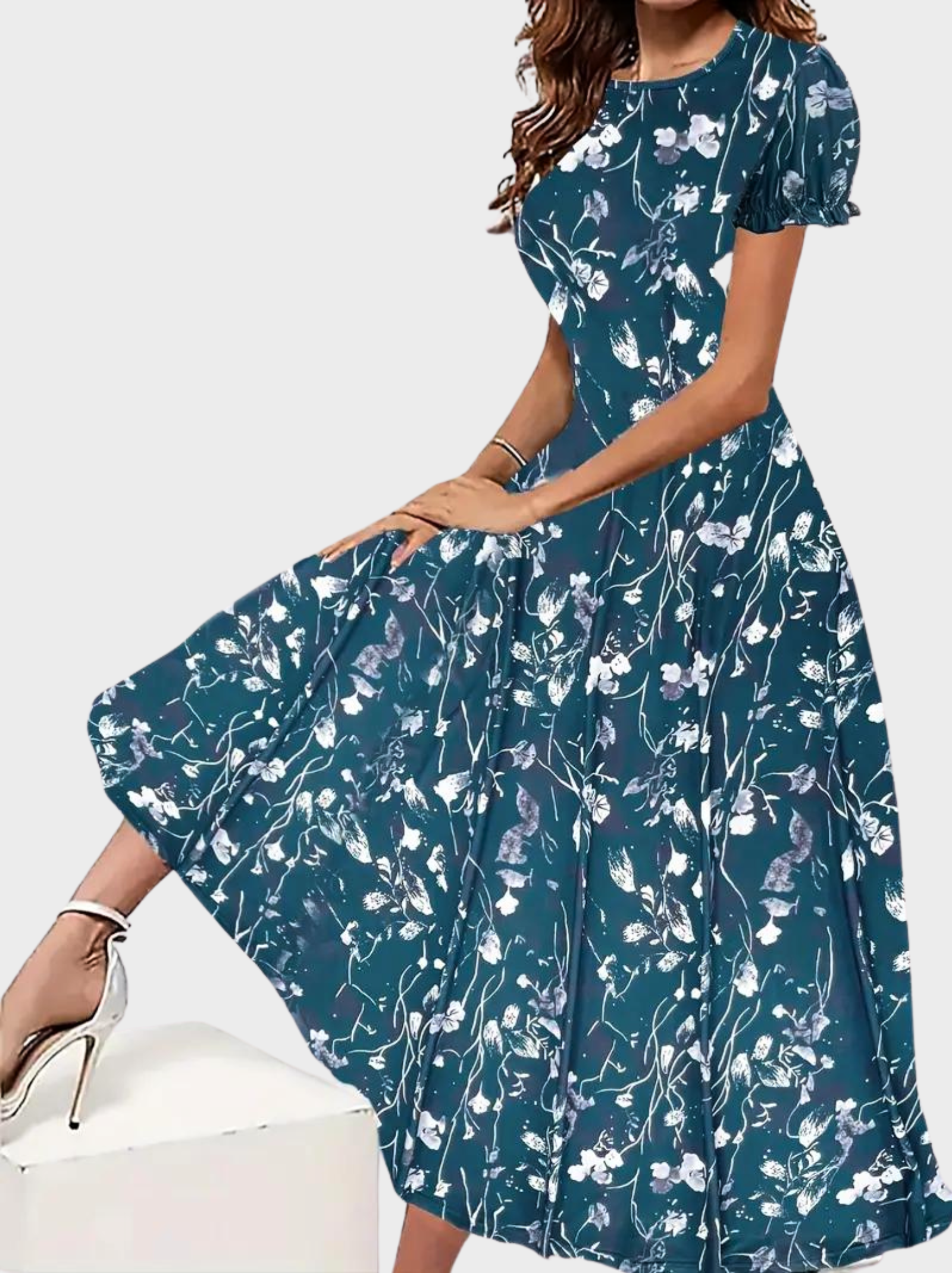 Amelie Fleur Floral Print Dress