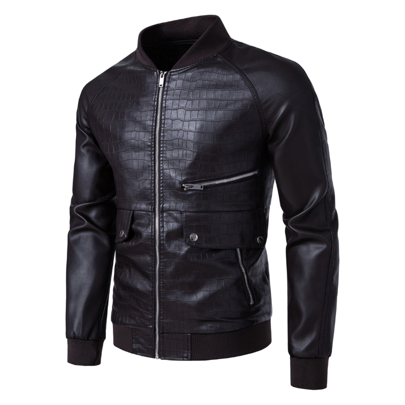 Frank Hardy Retro Leather Jacket