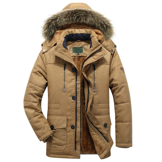 Jack Washington Multi-Pocket Hooded Winter Jacket