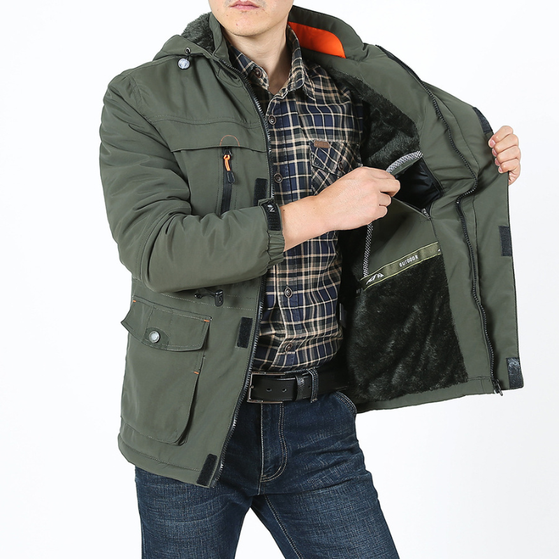 Jack Washington Thickened Cotton Coat