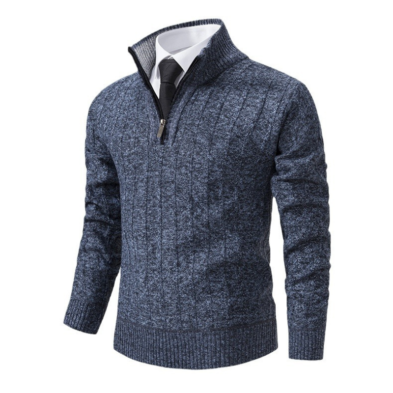 Ben Smith Stand Collar Zip Sweater