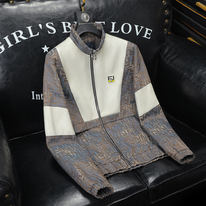 James Scott Patchwork Casual Jacket