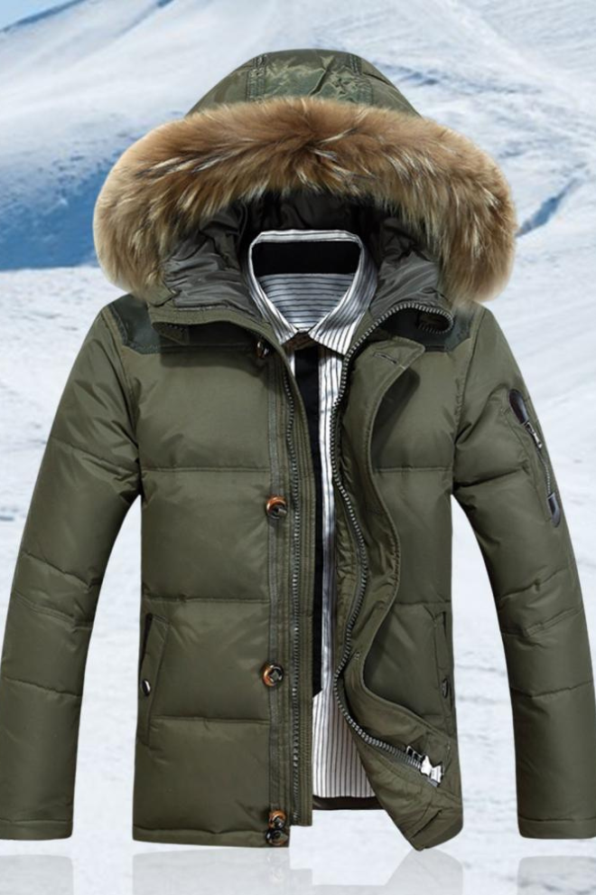 Jack Washington Fur Puffer Jacket