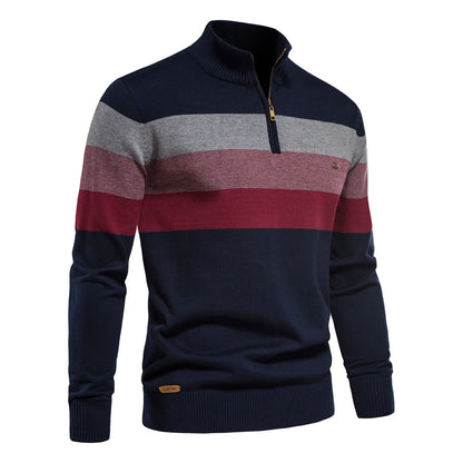 Ben Smith Turtleneck Striped Sweater