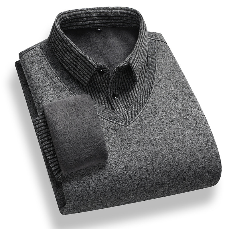 Ben Smith Velvet Collar Sweater