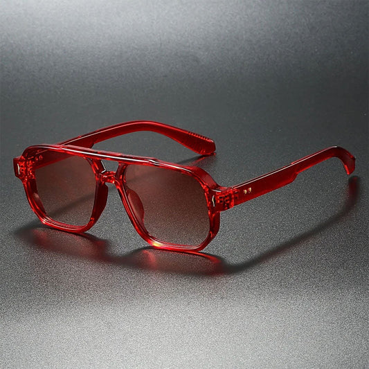 Aldero Square Frame Tinted Lens Sunglasses