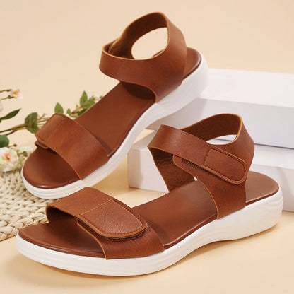 Amelie Fleur Adjustable Strap Sandals