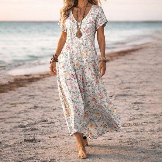 Amelie Fleur Bloom & Peace Maxi Dress