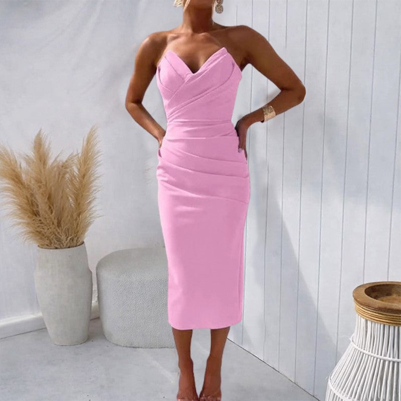 Amelie Fleur Bodycon Midi Dress