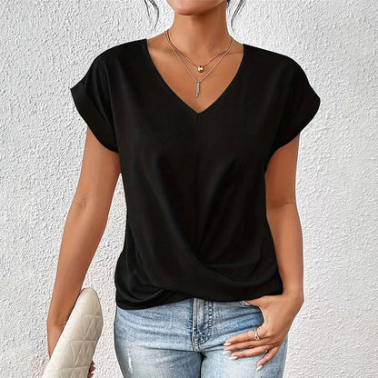 Amelie Fleur Everyday Top with Draped Front